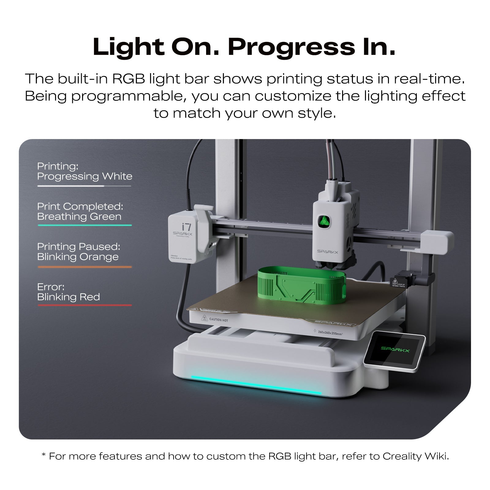 Creality SPARKX i7 3D Printer — Next-Gen AI-Assisted Desktop 3D Printer