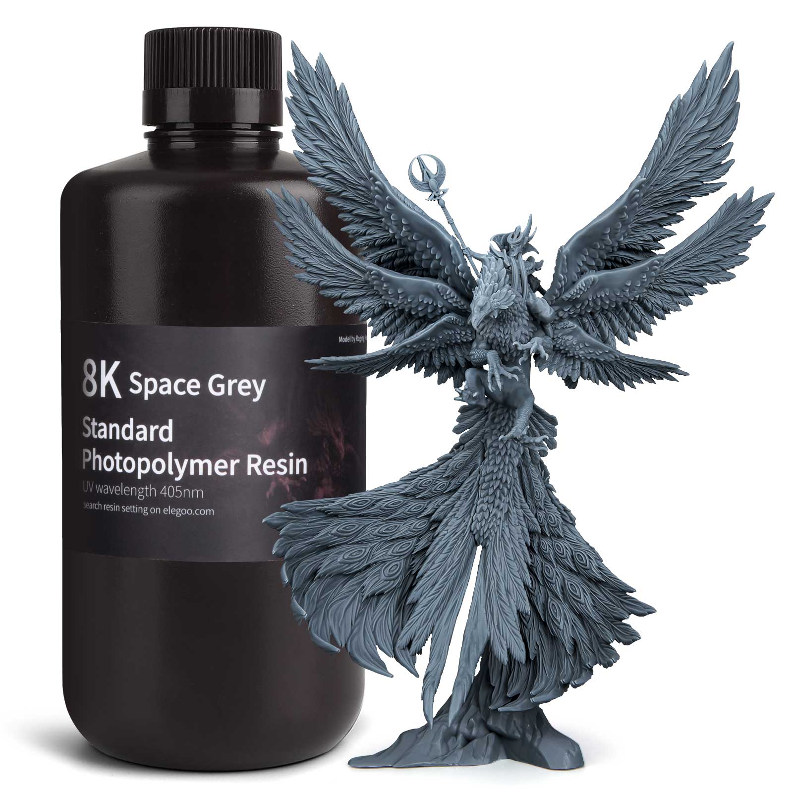 Elegoo 8K Standard Resin - Space Grey 1000g