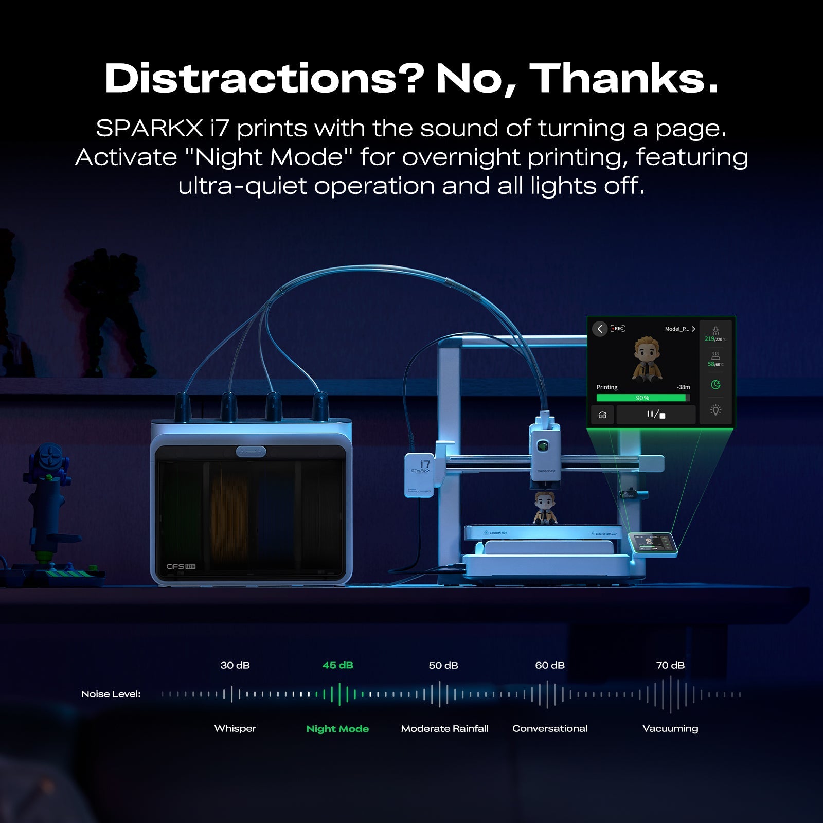 Creality SPARKX i7 3D Printer — Next-Gen AI-Assisted Desktop 3D Printer