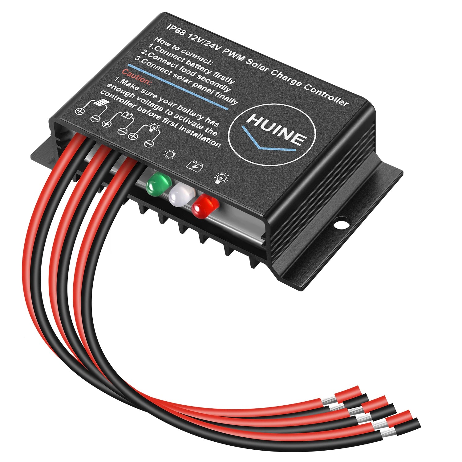10A LiFePO4 Waterproof Solar Charge Controller