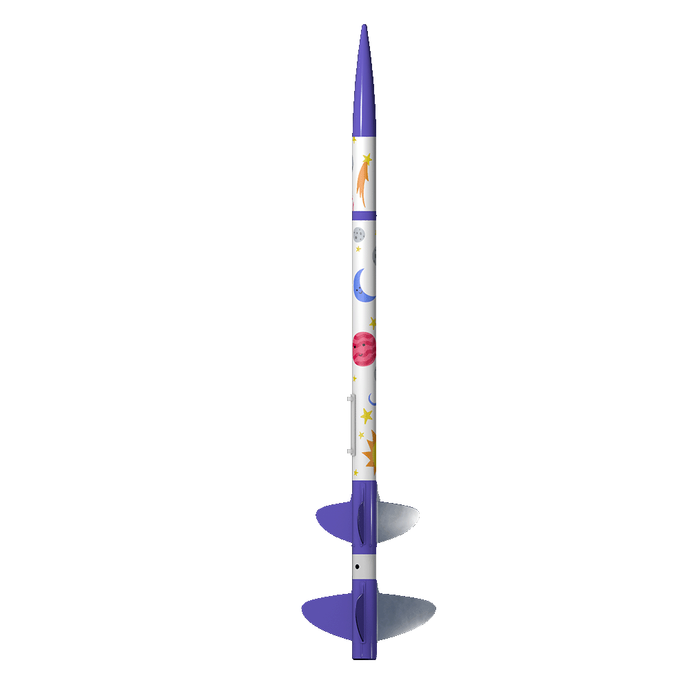 Estes Cosmic Cascade STEM Rocket Kit – Beginner Two-Stage Model Rocket (Up to 1800 ft)