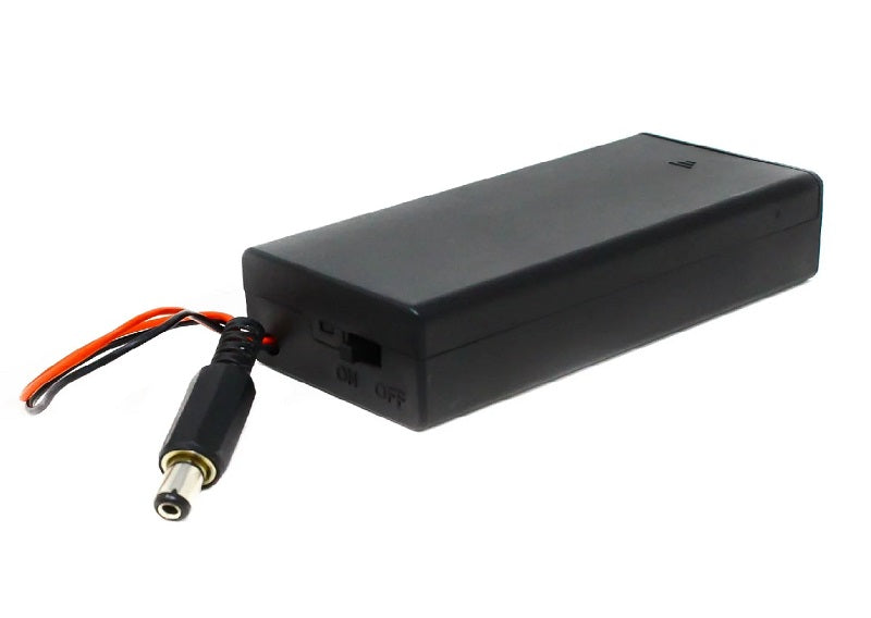 2 x 18650 Battery Holder w/Cover & Switch