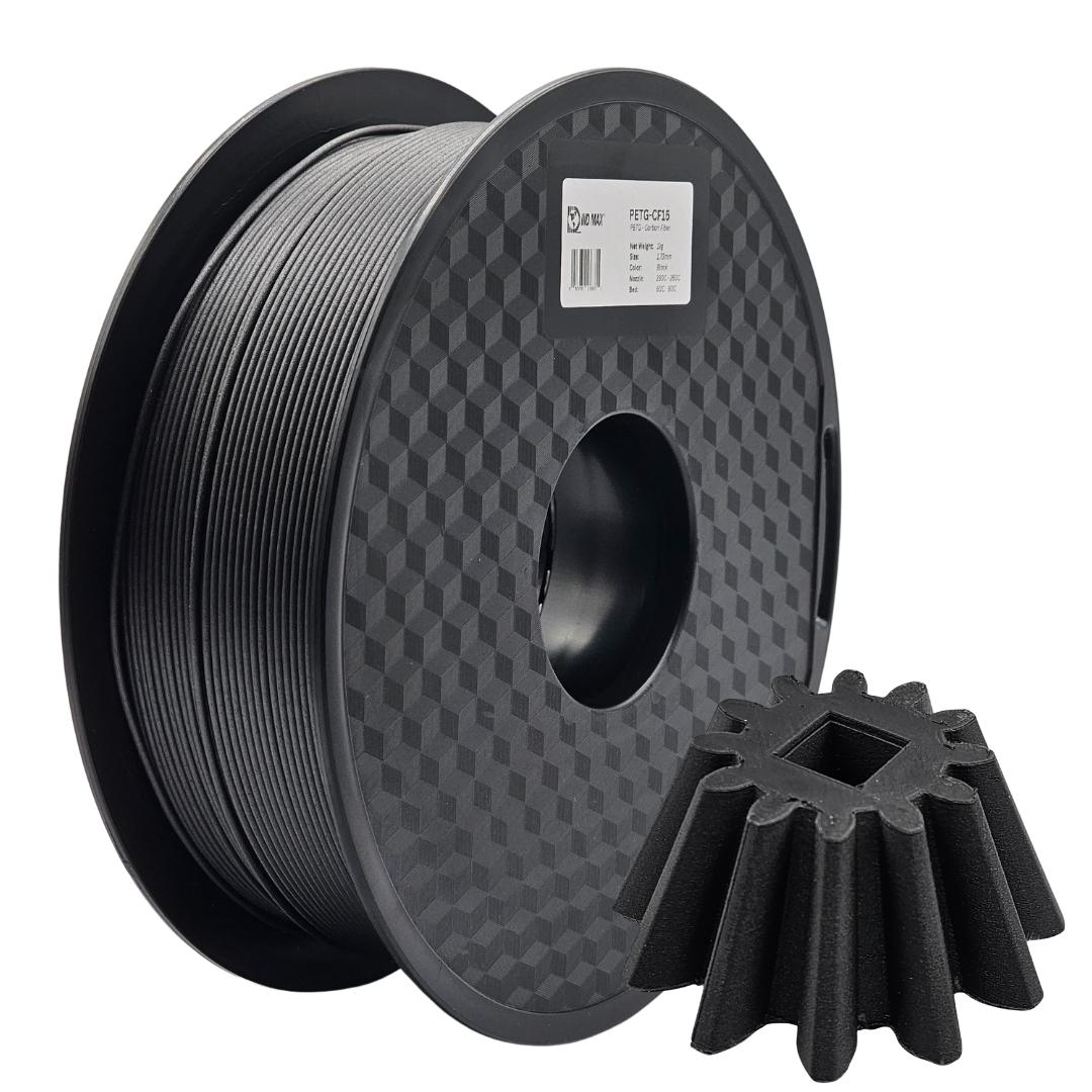 FiberX PETG+CF Filament - 1.75mm (1 kg / 2.2 lbs)