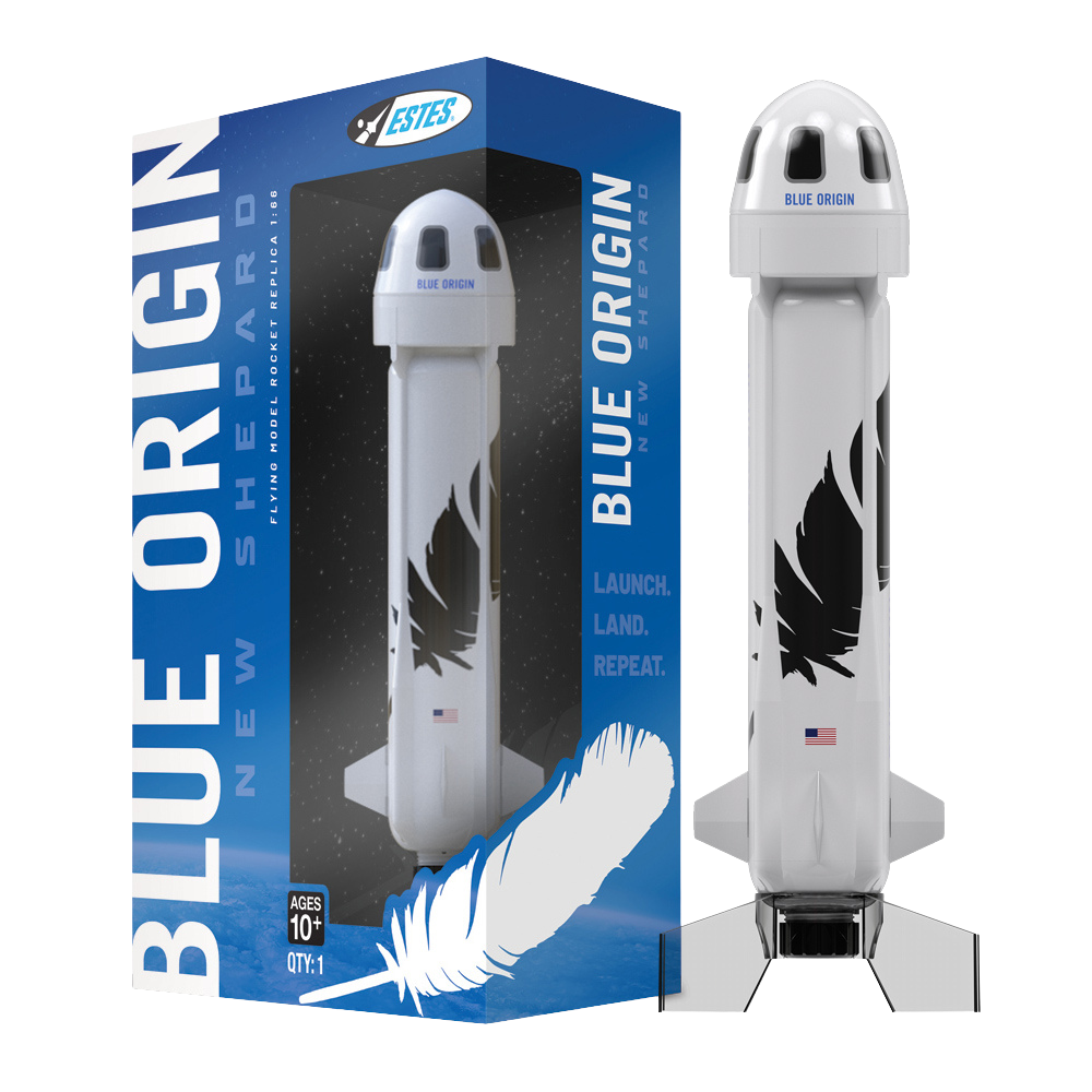 Estes Blue Origin New Shepard Model Rocket – Ready-to-Fly Scale Rocket (Up to 400 ft)