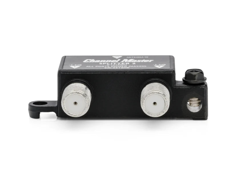 2-Way TV Antenna Splitter (Power Passing)