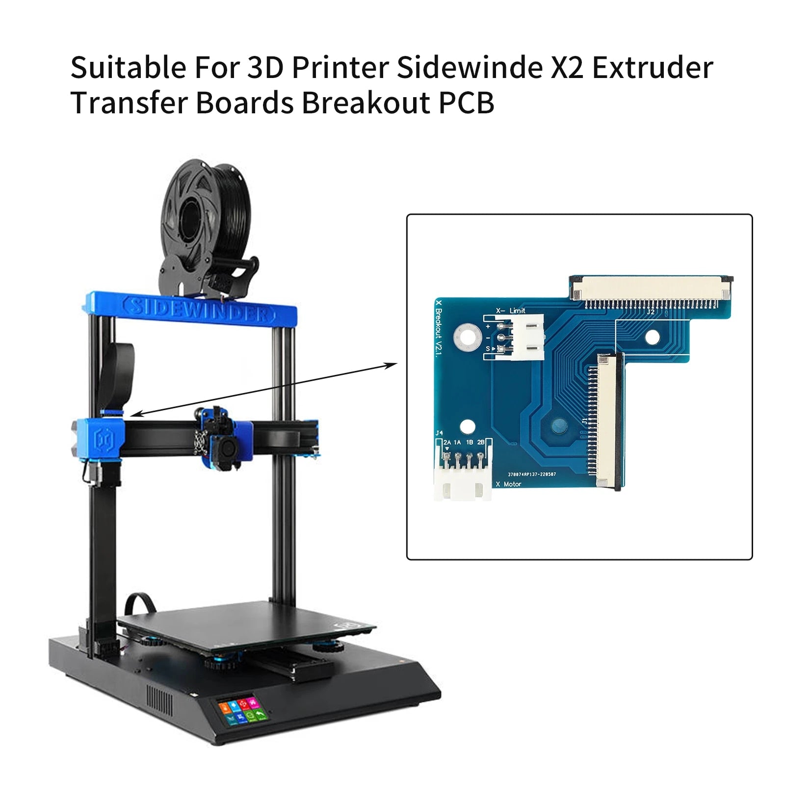 X Axis PCB Board v2.1  for GeniusPro