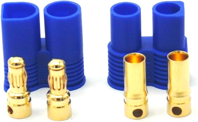 EC3 3.5mm Banana Plug Female Male Bullet Gold Connector for RC ESC LIPO Battery
