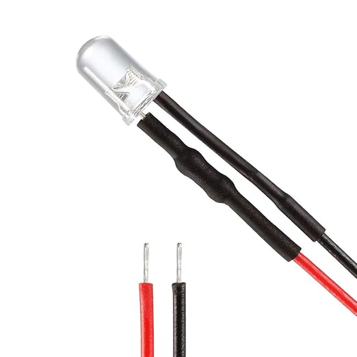 12-18V 5MM LED Indicator Light with 20CM Cable