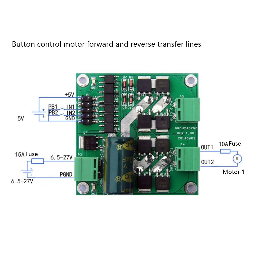 Dual DC Motor Driver Module