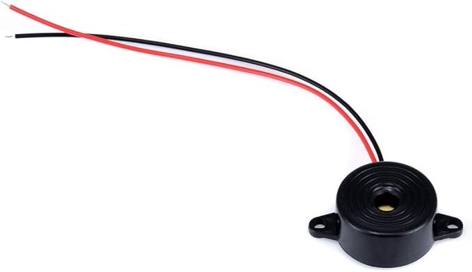 DC3-24V Active Voltage Buzzer Alarm 95DB 23*10MM Continuous Sound with Cable 10CM