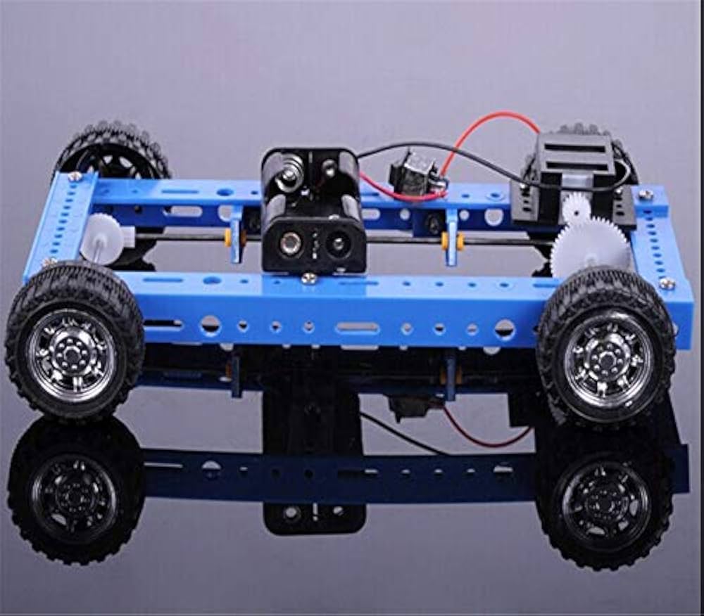 BLUE ELECTRIC FOUR WHEEL DRIVE REMOTE CONTROL CAR
