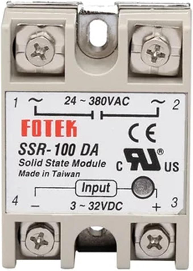 SSR-100DA Input 3-32VDC Output 24-380VAC Solid State Relay