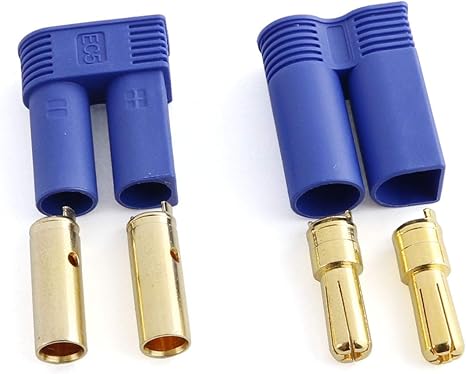 EC5 5.0mm Banana Plug Female Male Bullet Gold Connector to Current 100A