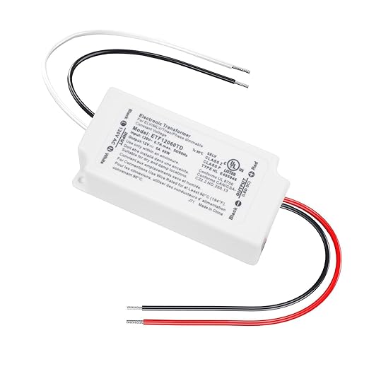 24V Power Supply for LED with Wire, Special Super Thin Plastic Case