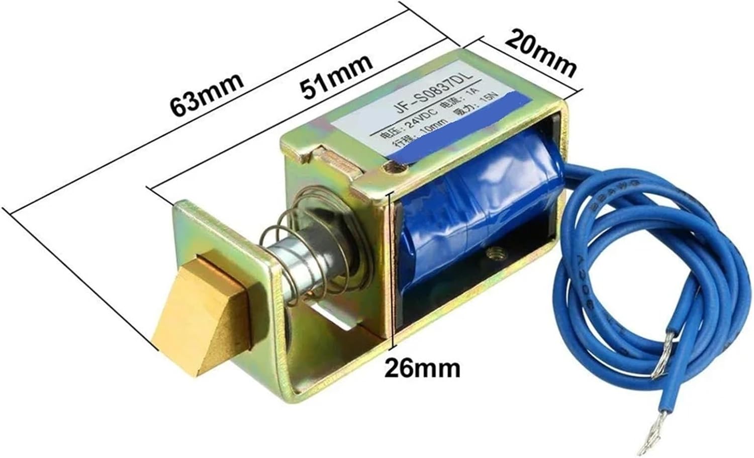 12V DC Solenoid JF-S0837DL
