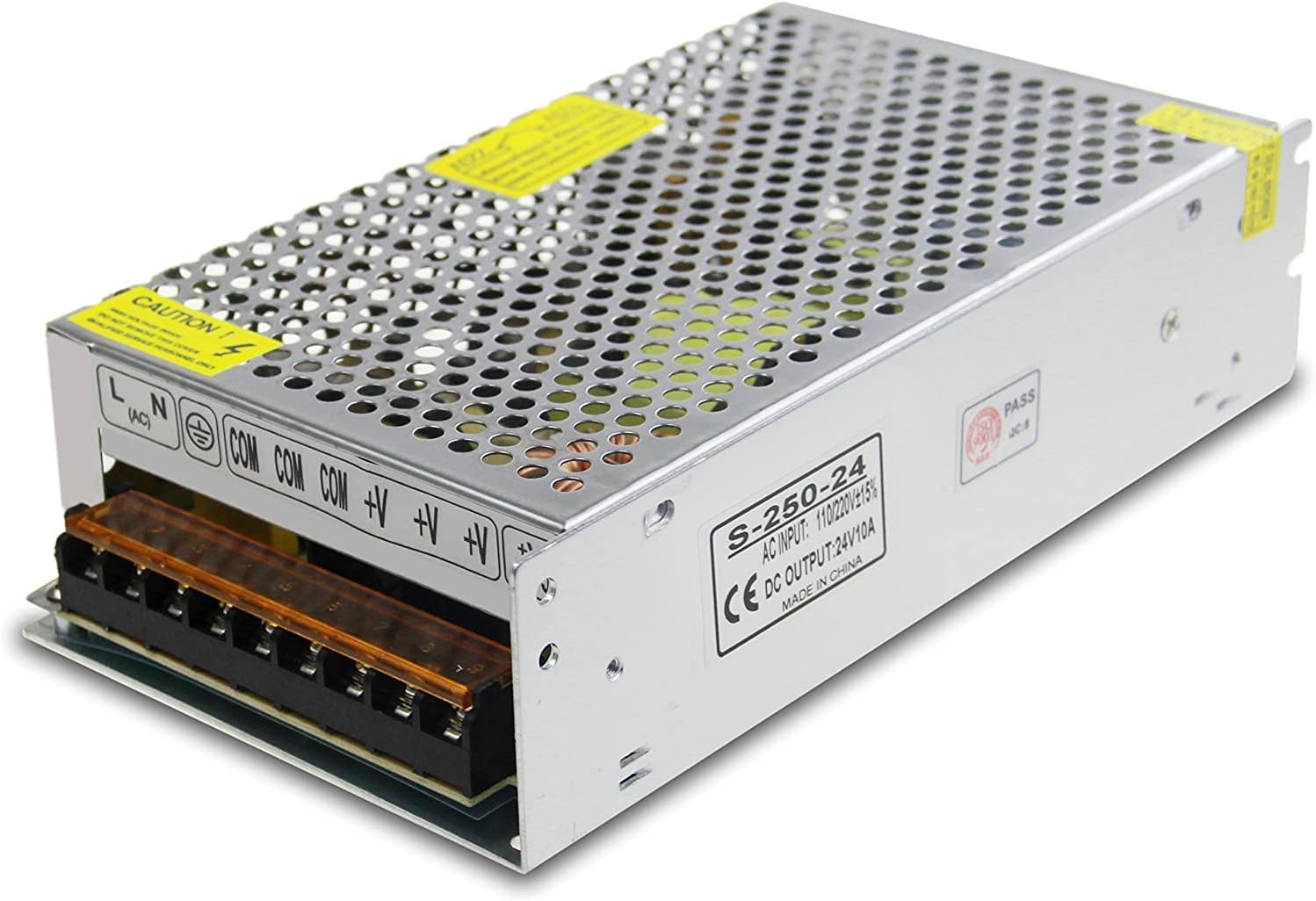 24V 10A Power Supply with Fan