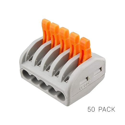 Lever Nut Wire Connector, 5 Port PCT-215