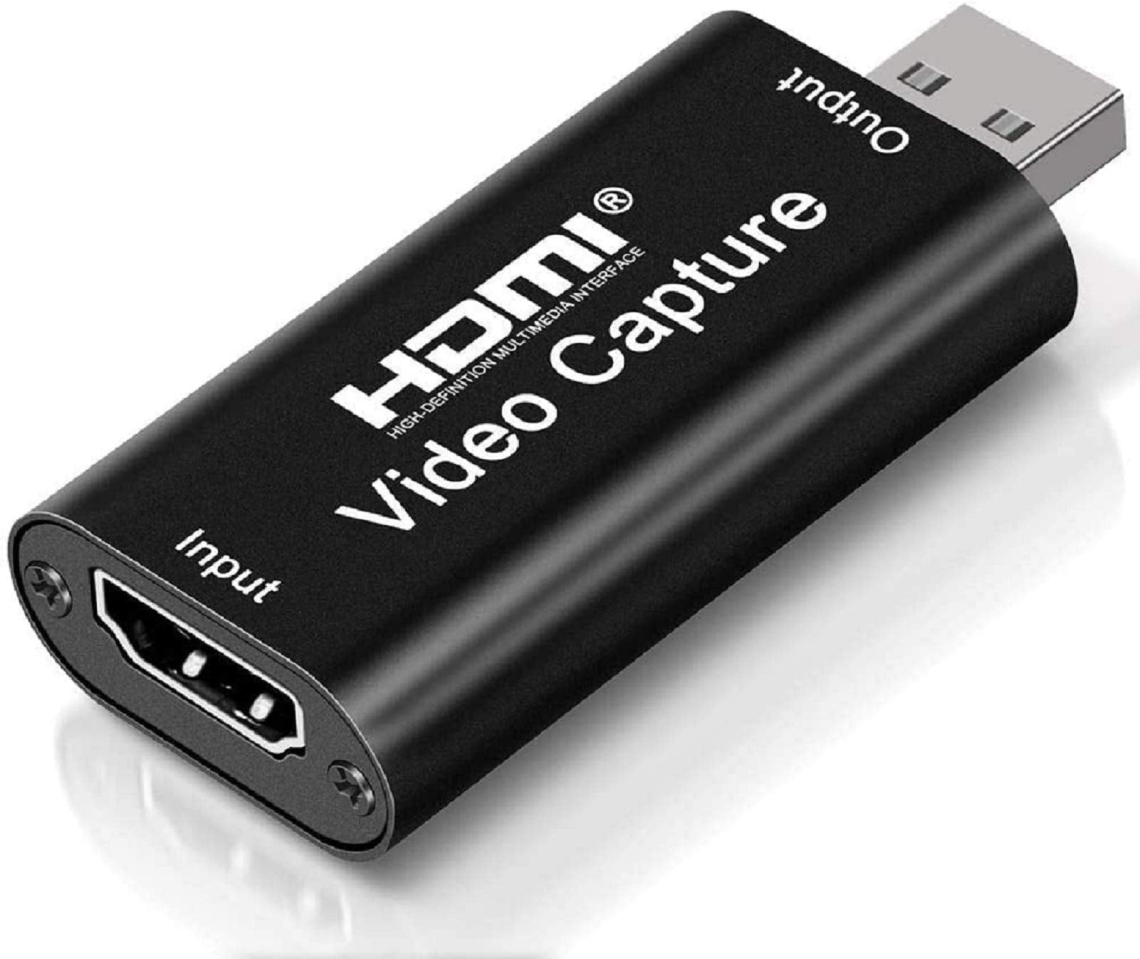 HDMI to USB 2.0 Video Capture Card 4K to 1080p 30fps Video Record DSLR Camcorder or PS4 Game DVD Camcorder