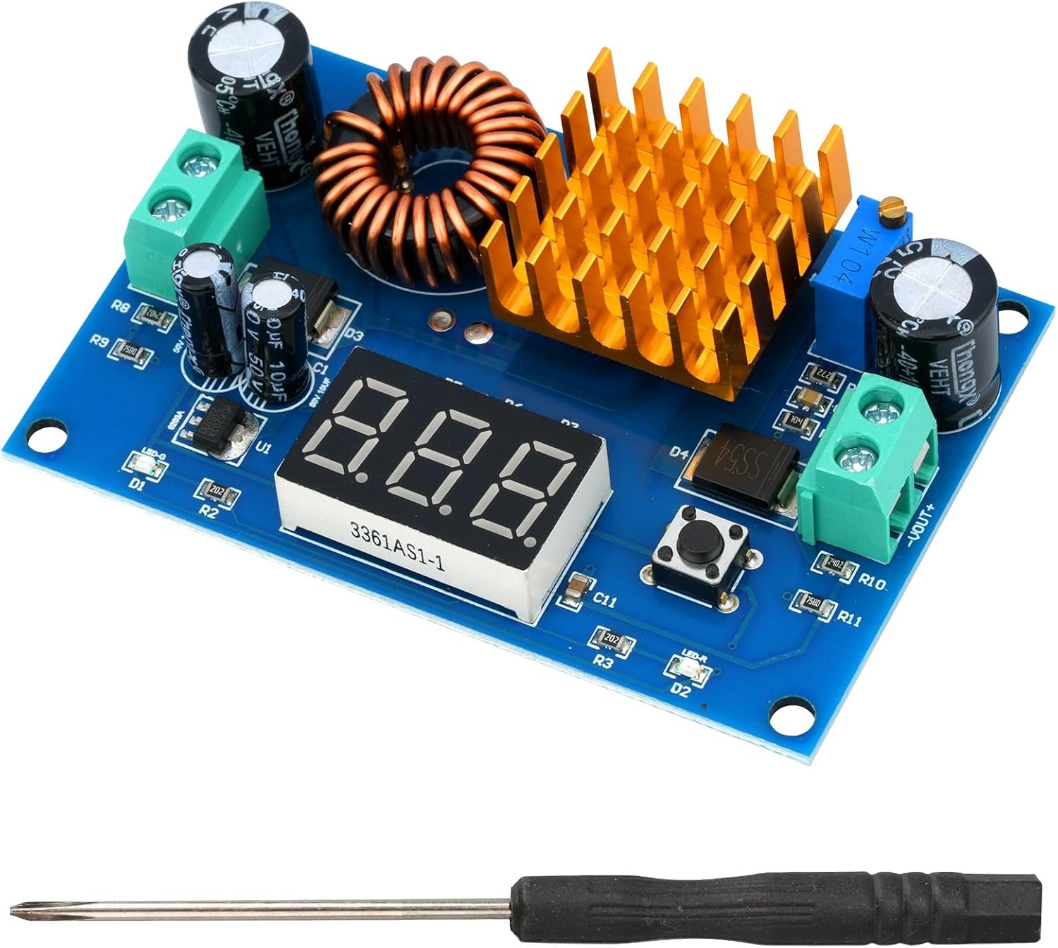 DC-DC Boost Adjustable Step-Up Converter 5V-45V (XH-M411 )