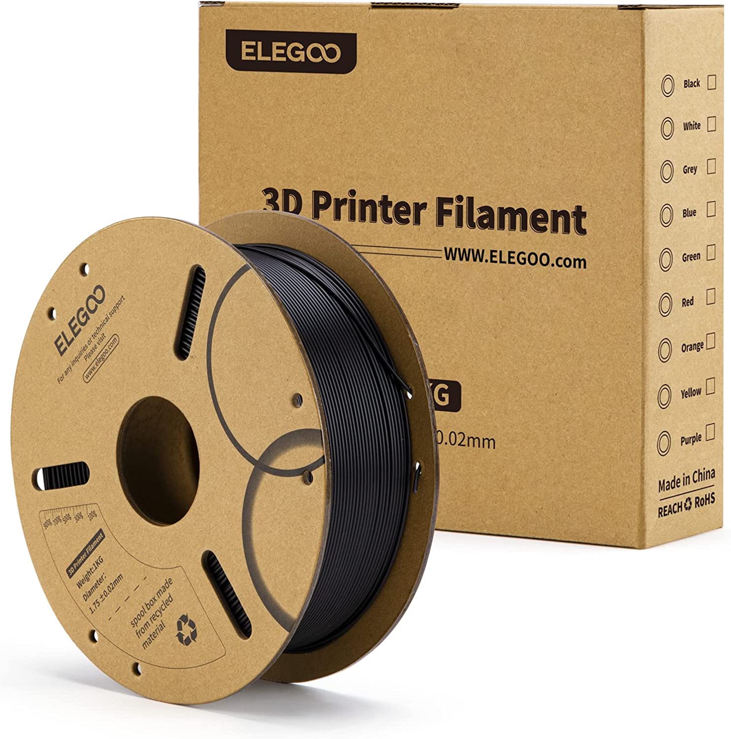 PLA+ 1.75mm (1 kg / 2.2 lbs)