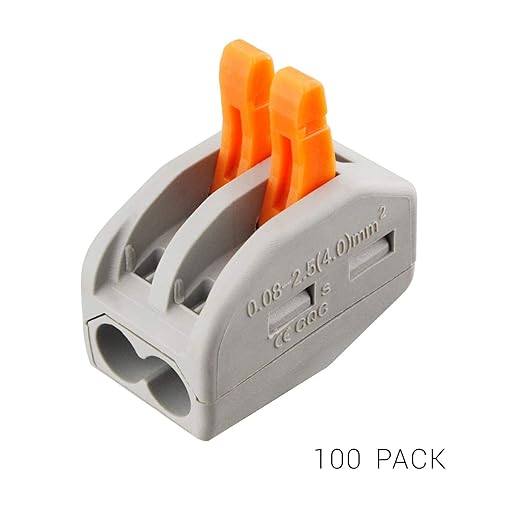 Lever Nut Wire Connector, 2 Port PCT-212