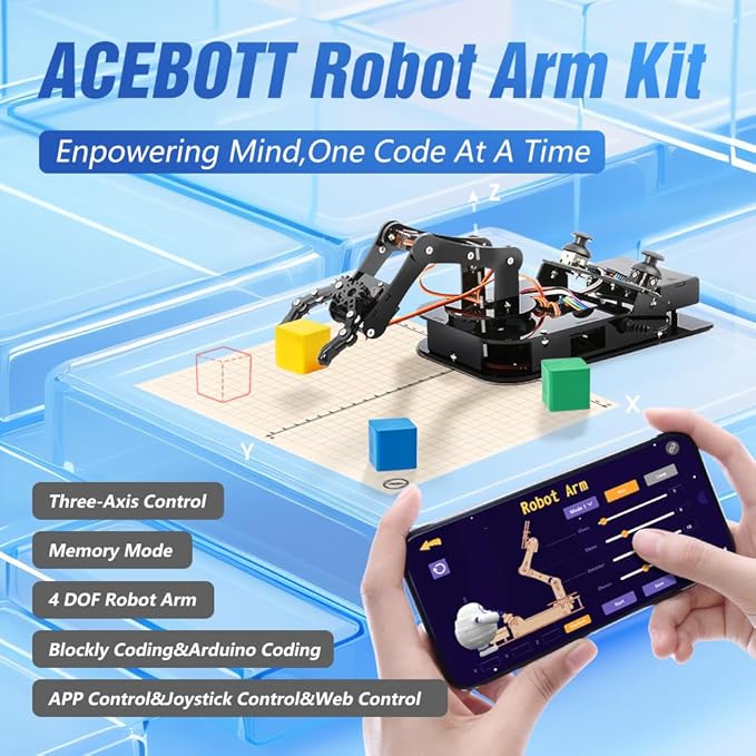 ACEBOTT ESP32 4-DOF Robot Arm Kit