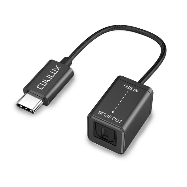 USB-C to S/PDIF Optical Audio Converter