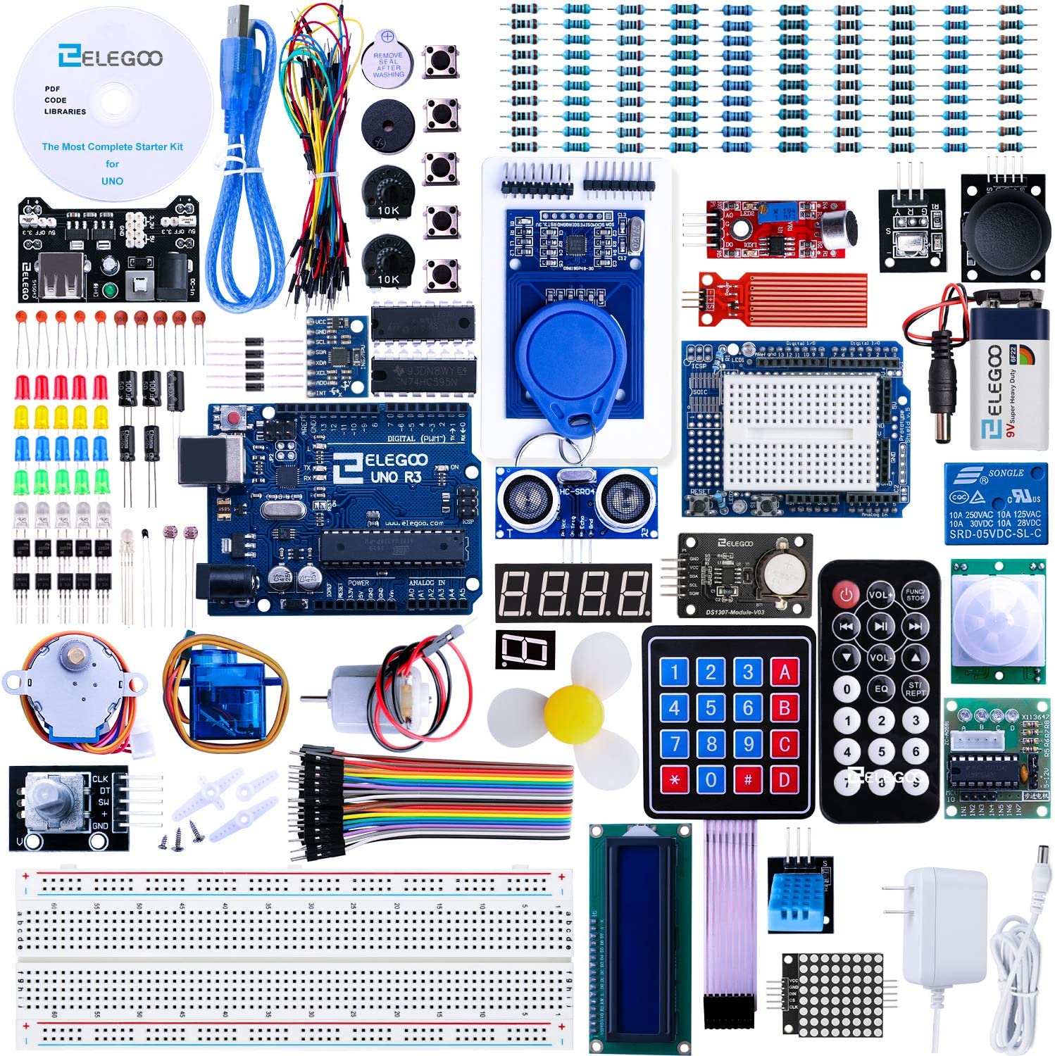 ELEGOO UNO Project Most Completed Starter Kit