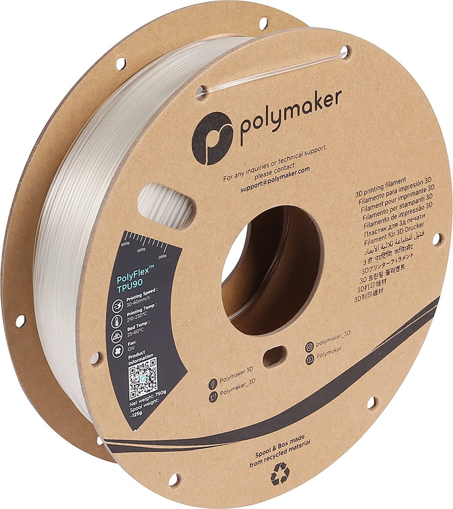 PolyFlex™ TPU90 - 1.75mm (0.75 kg / 1.65 lbs)