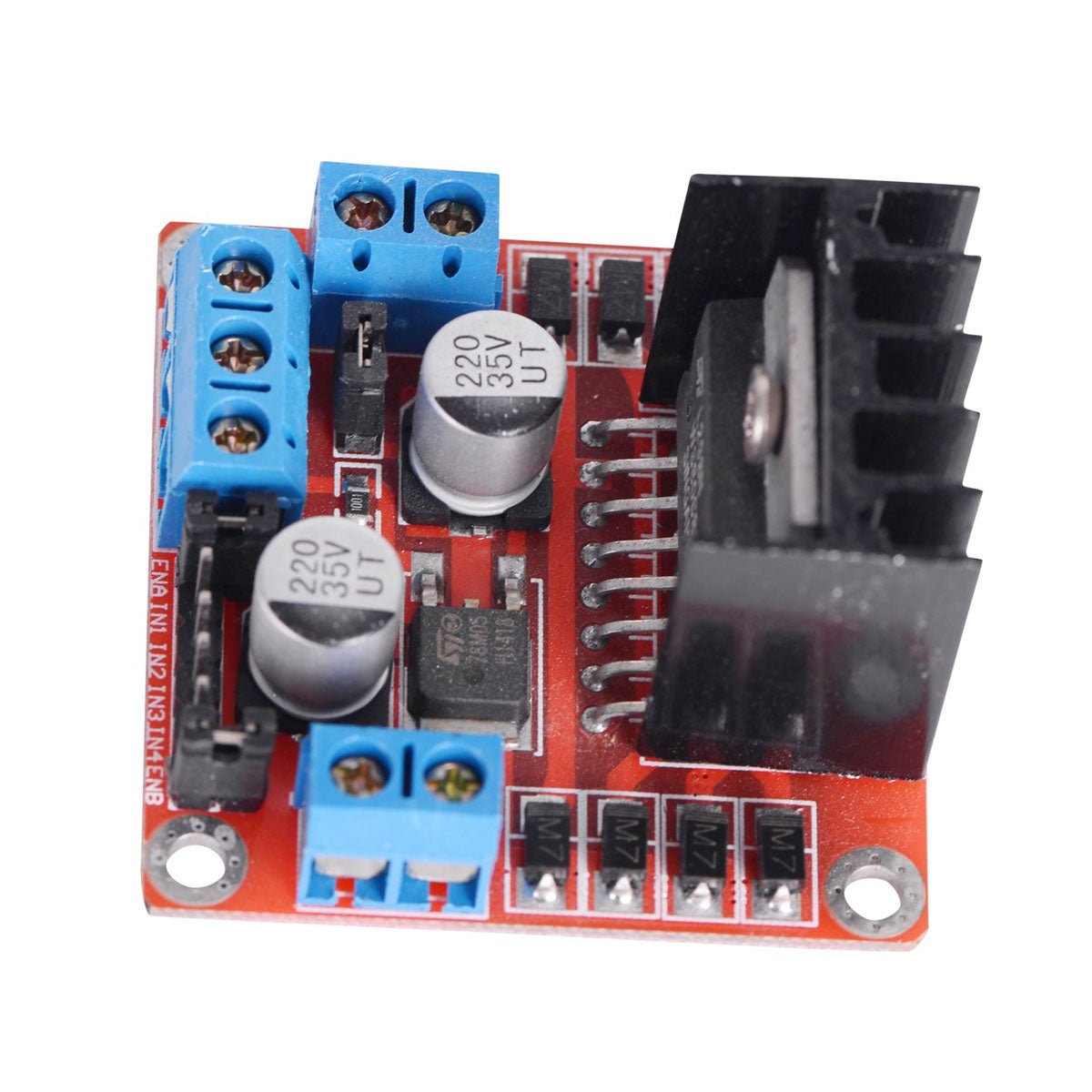 L298N 5V-35V Motor Driver Board Red