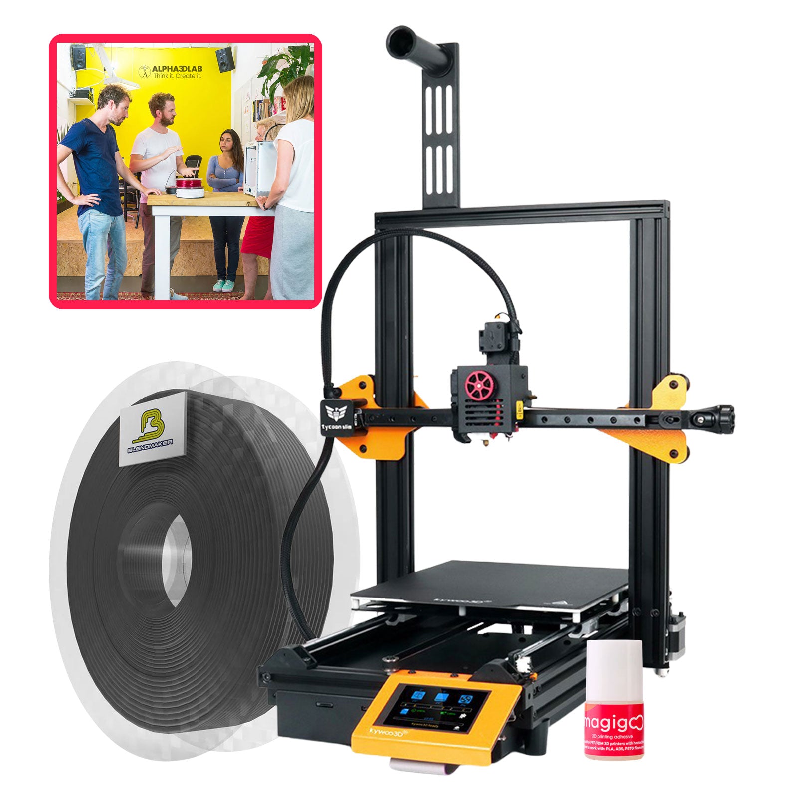 Combo de Navidad 3D – Impresora + Filamento + Magigoo + Clase