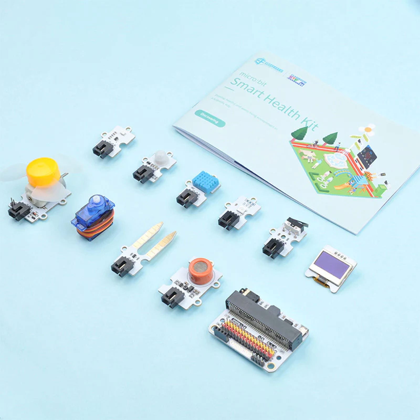 ELECFREAKS micro:bit Smart Health Kit, Electric Circuit Learning with Guidance Manual (Without micro:bit Board)