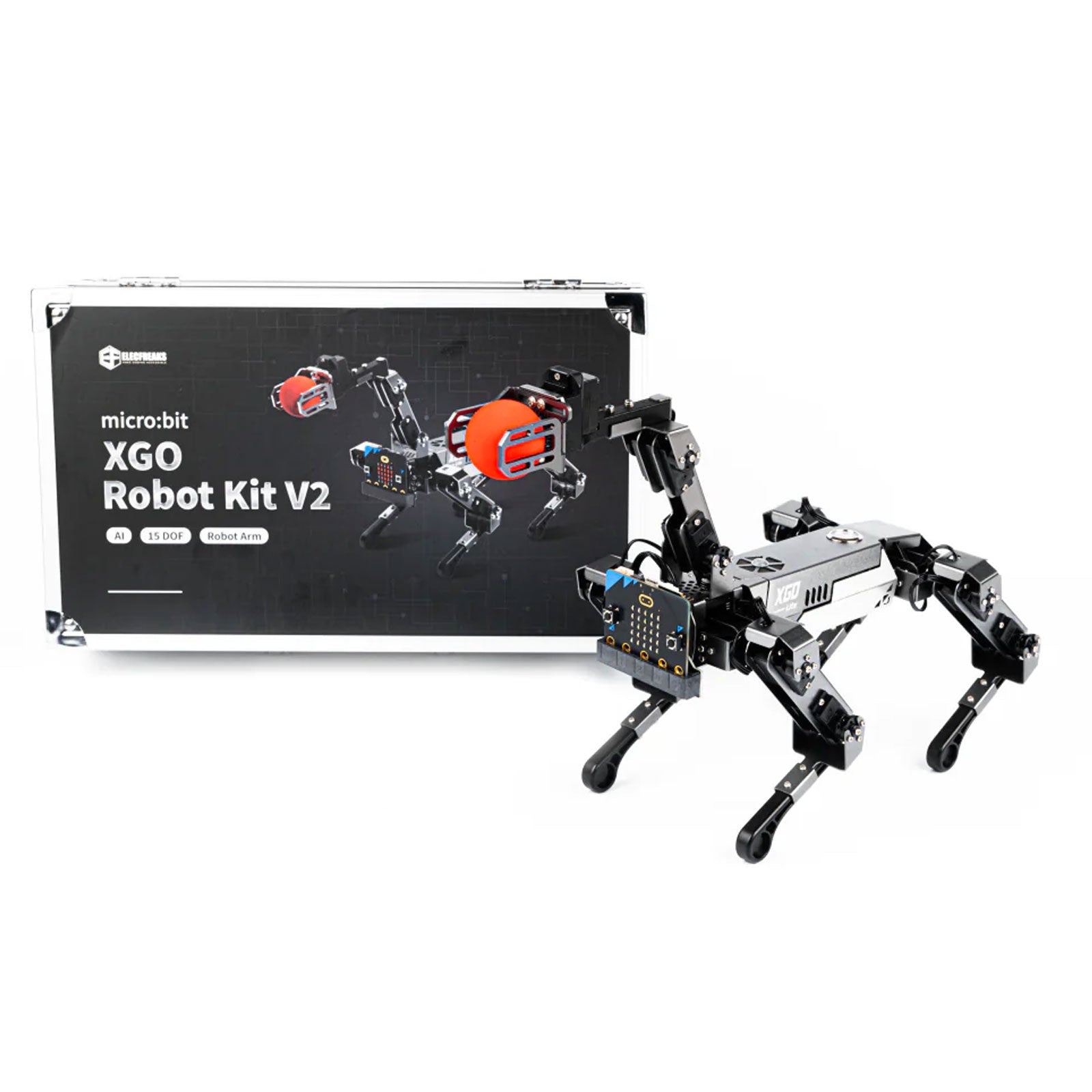 ELECFREAKS XGO Robot Dog Kit V2 For micro:bit (Without micro:bit Board)