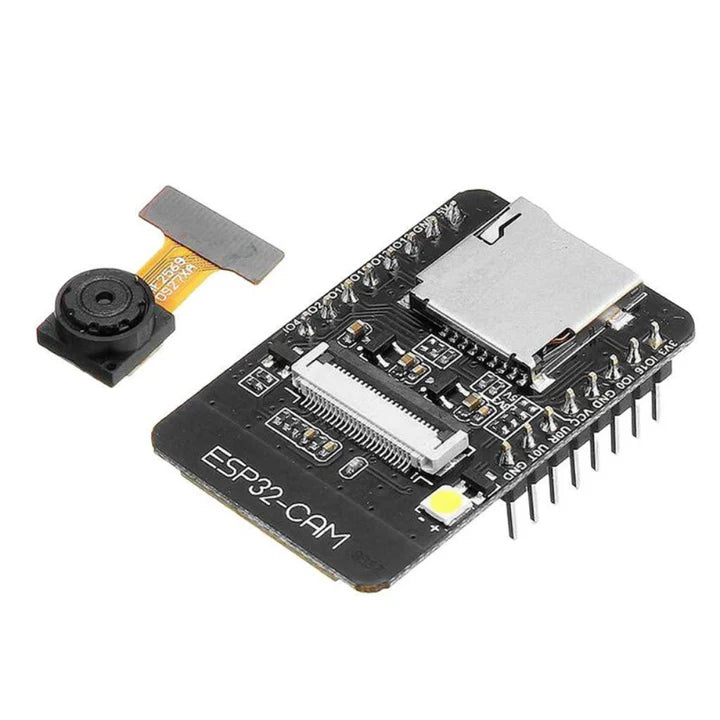 ESP32-CAM Development Board with Camera, WiFi and Bluetooth