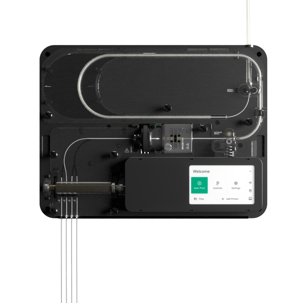 Simple Multi-Material 3D printings - 4 Materials