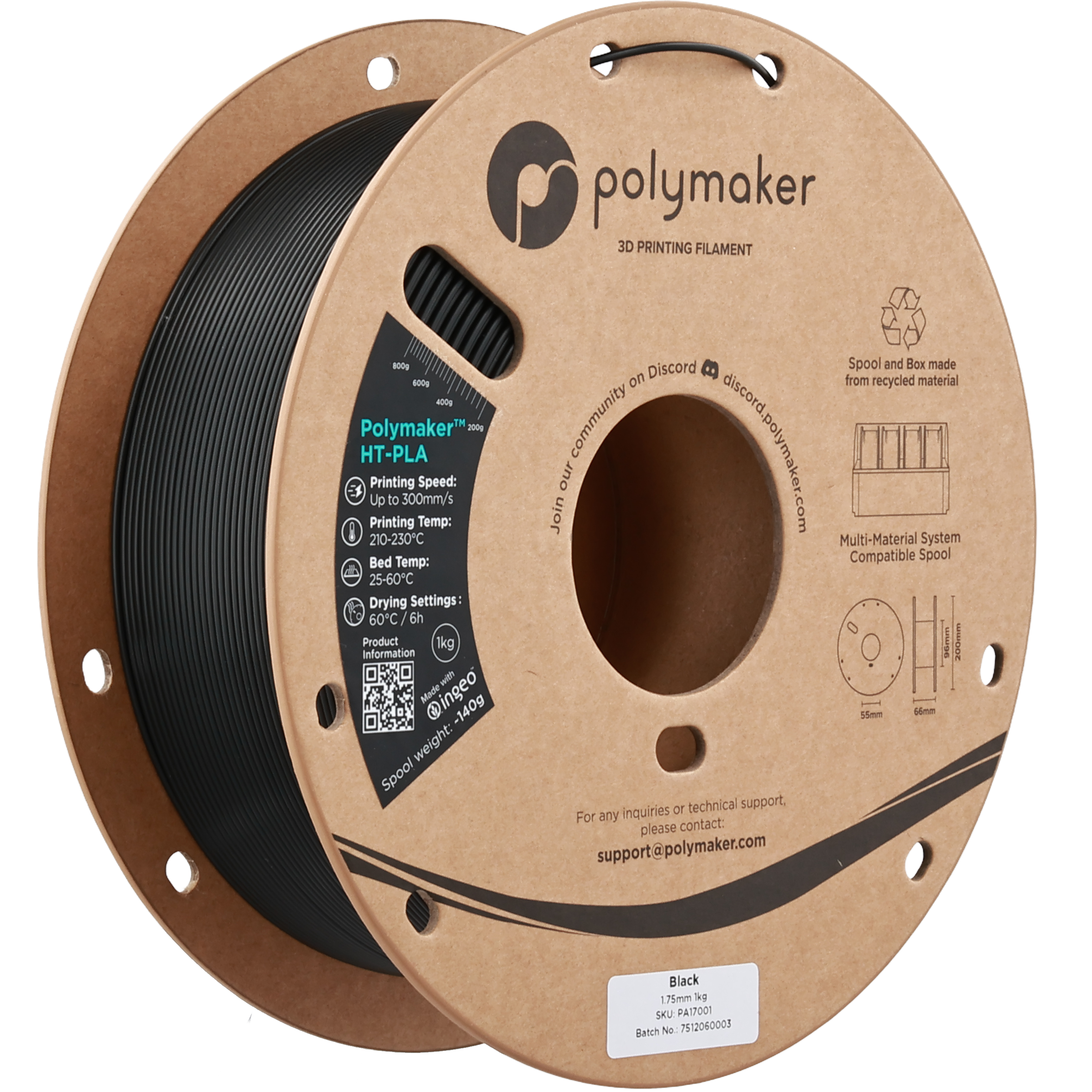 Polymaker™ HT-PLA - 1.75mm (1 kg / 2.2 lbs)