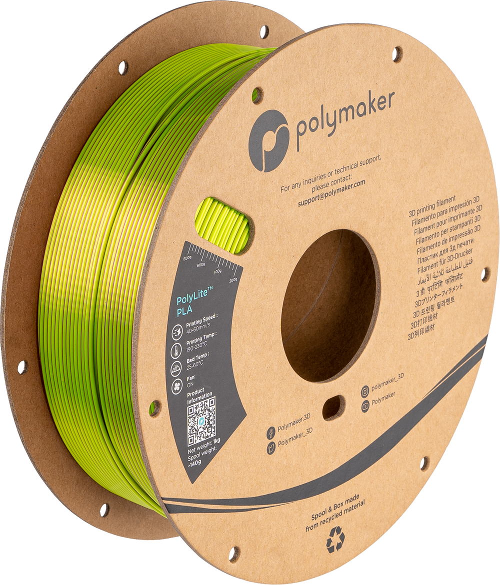 PolyLite™ Dual Silk PLA - 1.75mm (1 kg / 2.2 lbs)
