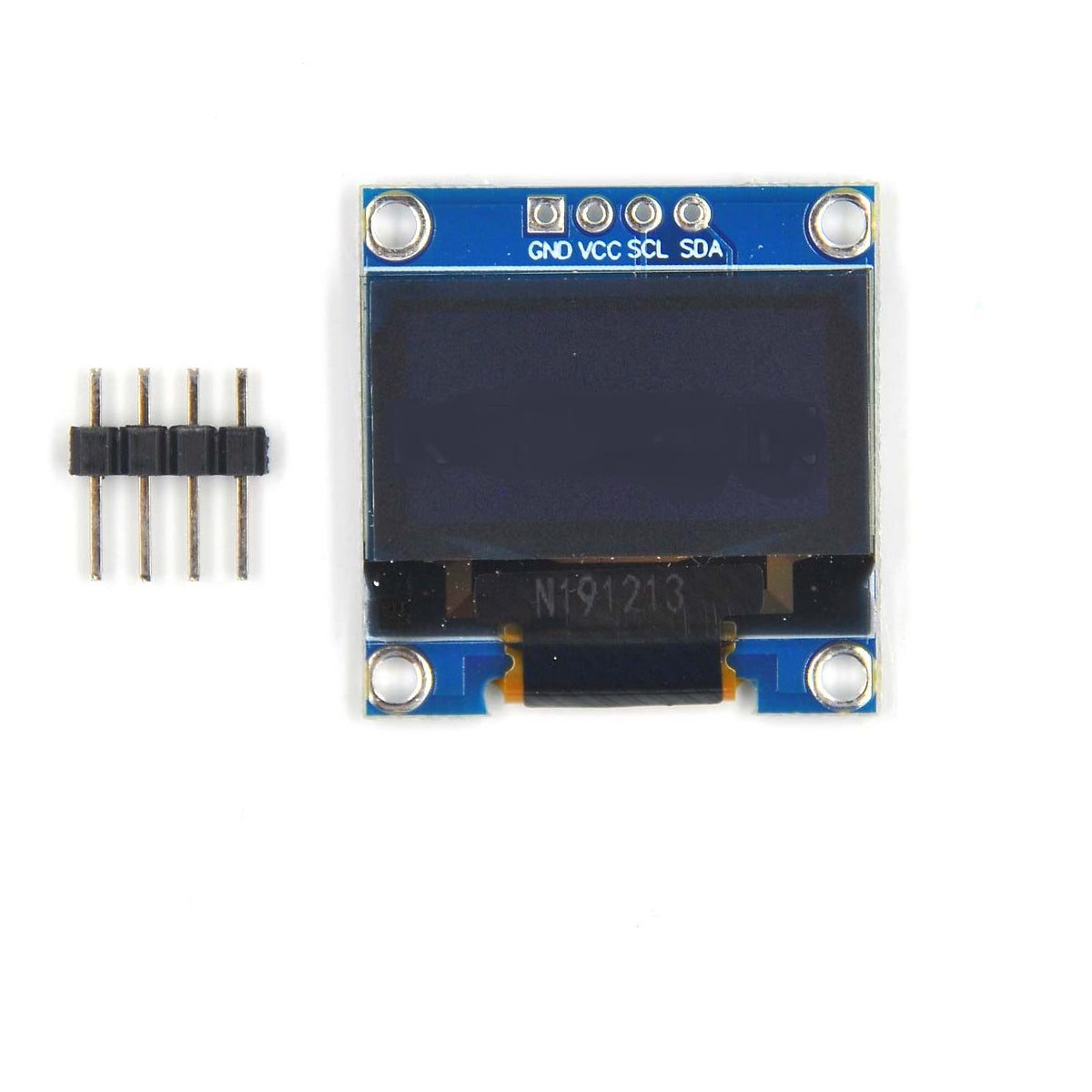 0.96" Inch I2C IIC OLED LCD Module 4pin White (with VCC GND)