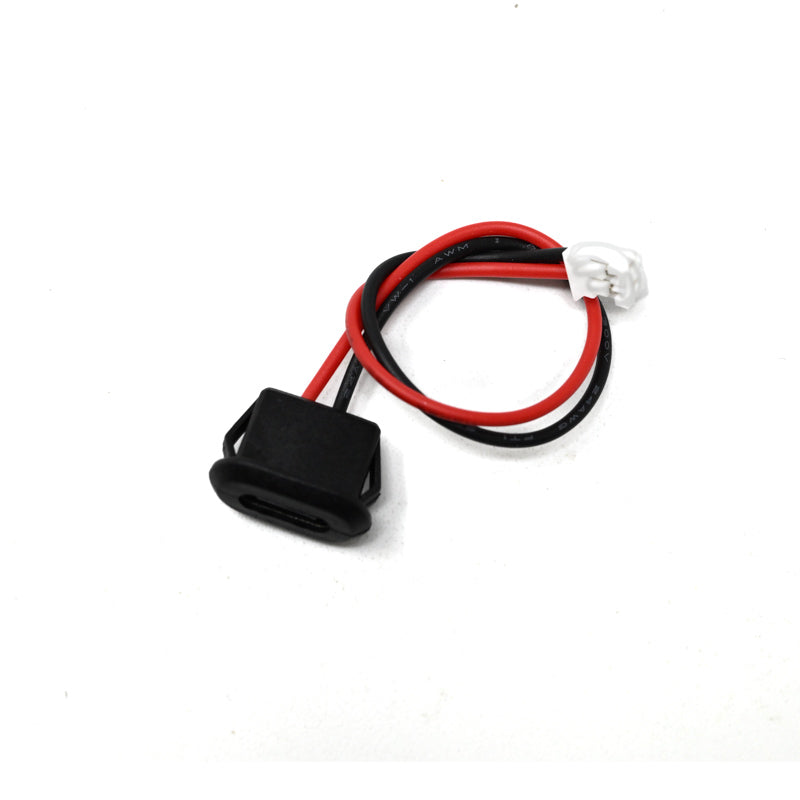 Type C 2P Charger Socket PH2.0 100mm Black