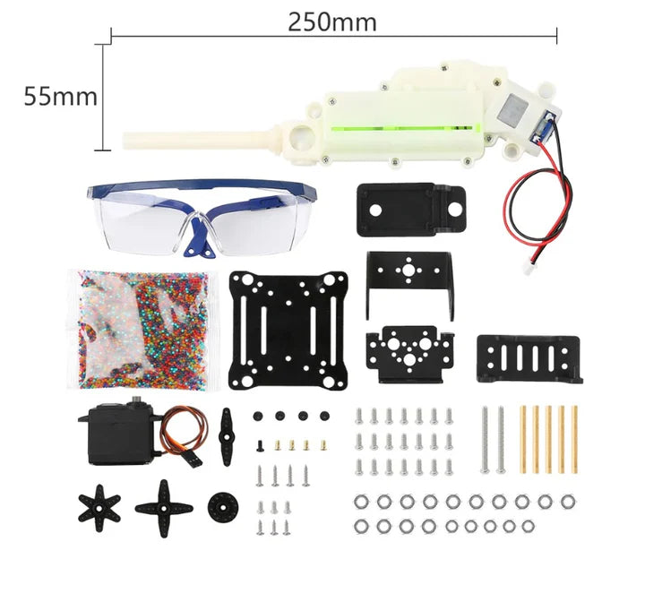 ACEBOTT ESP32 Water Ball Launcher Car Expansion Pack for QD001