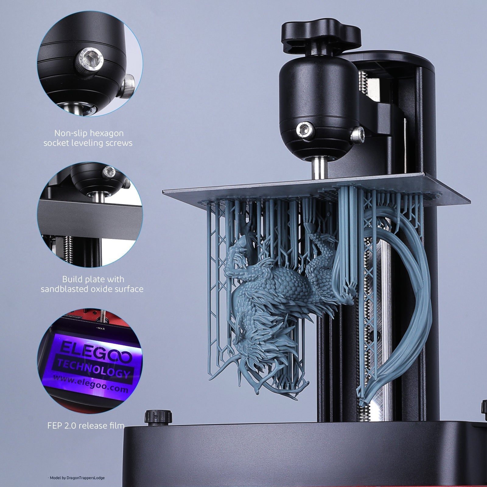 ELEGOO Mars 3 Pro 4K Mono LCD MSLA Resin 3D Printer