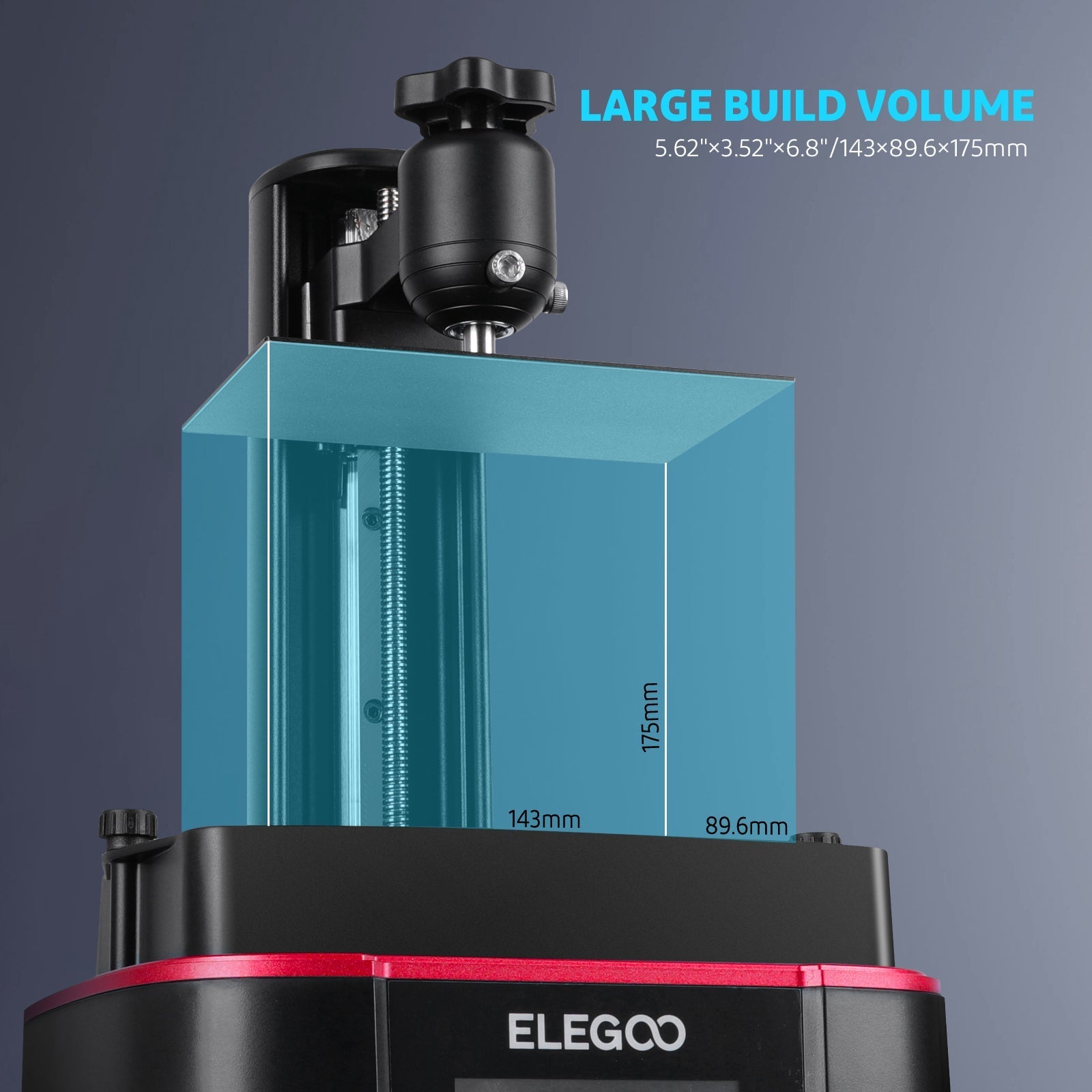 ELEGOO Mars 3 Pro 4K Mono LCD MSLA Resin 3D Printer