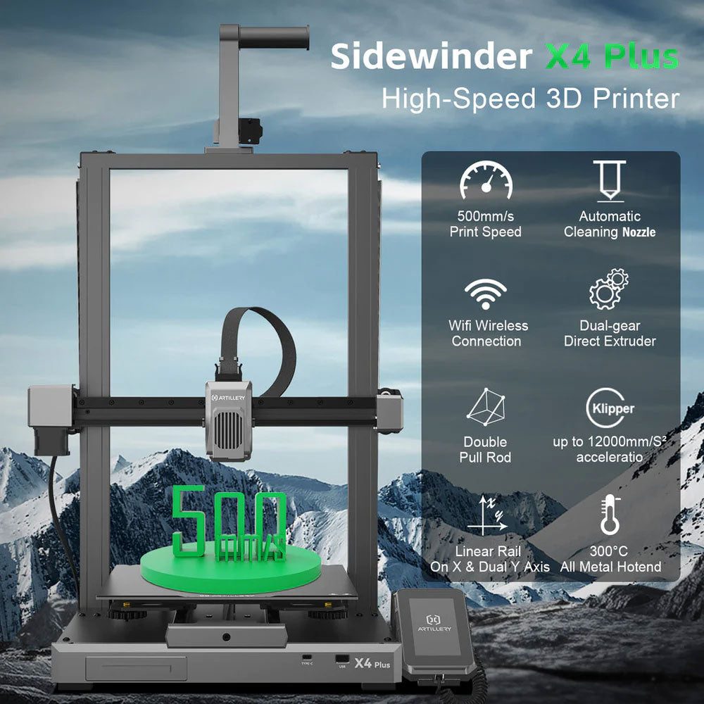 Introducing the Artillery Sidewinder X4 Plus 3D Printer: A Precision Crafting Marvel