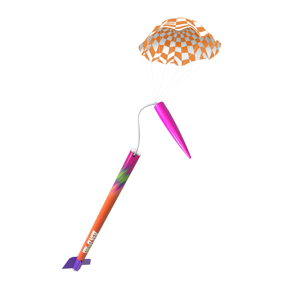 Estes Tri-Flyer STEM Kit – Beginner Model Rocket Launch Set with Interchangeable Fins
