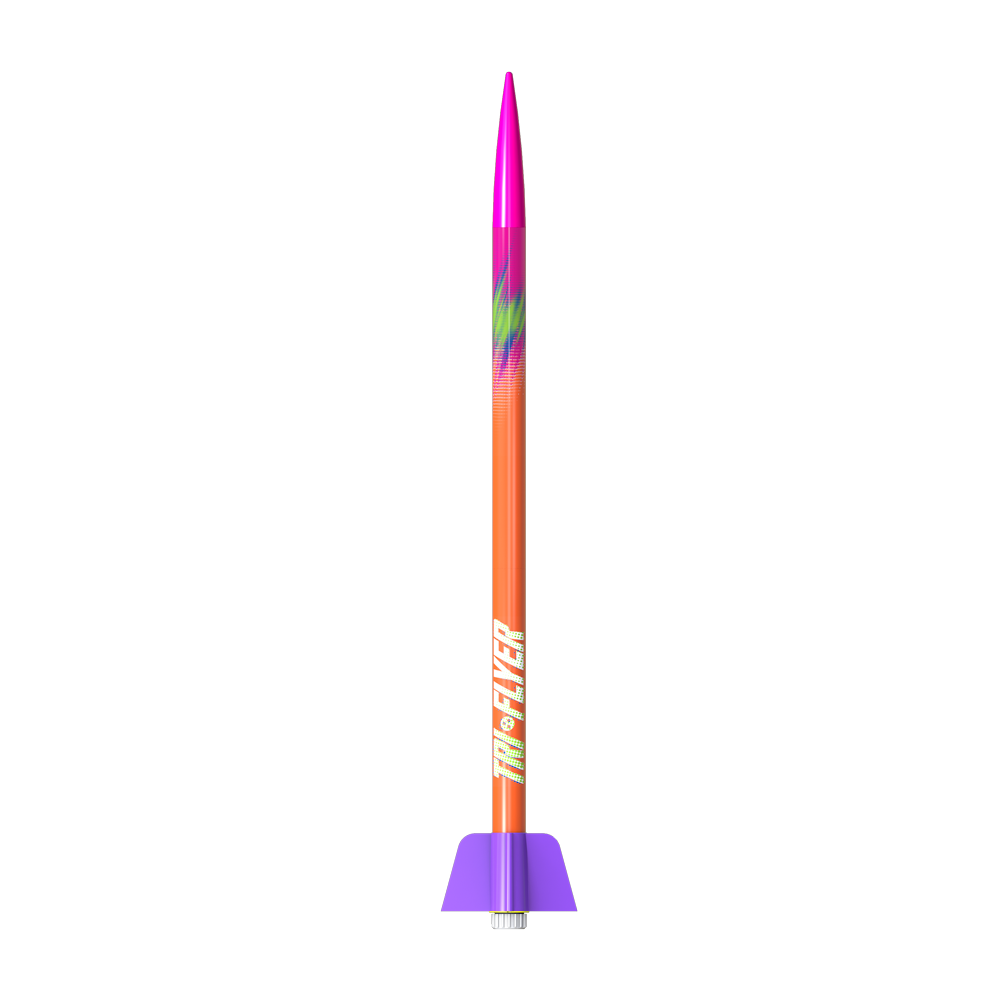 Estes Tri-Flyer STEM Kit – Beginner Model Rocket Launch Set with Interchangeable Fins