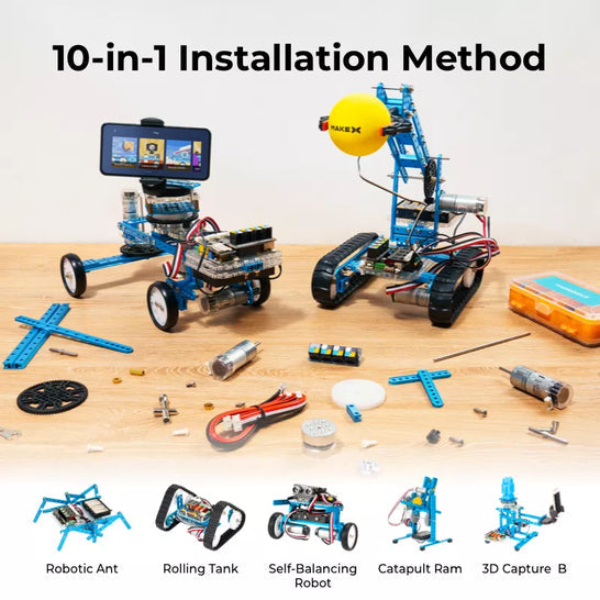 Makeblock mBot Ultimate: 10-in-1 Robot Building Kit for Students