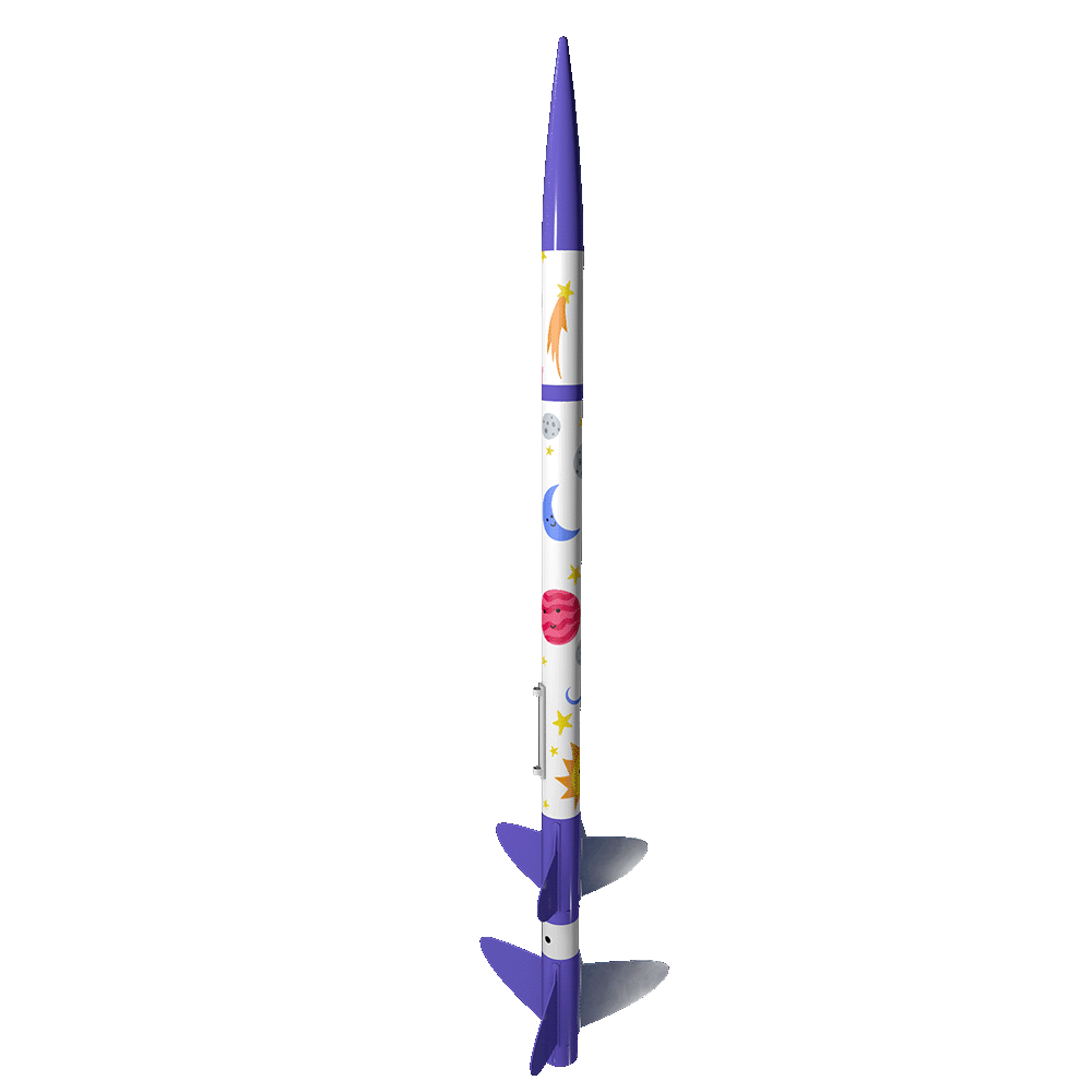 Estes Cosmic Cascade STEM Rocket Kit – Beginner Two-Stage Model Rocket (Up to 1800 ft)