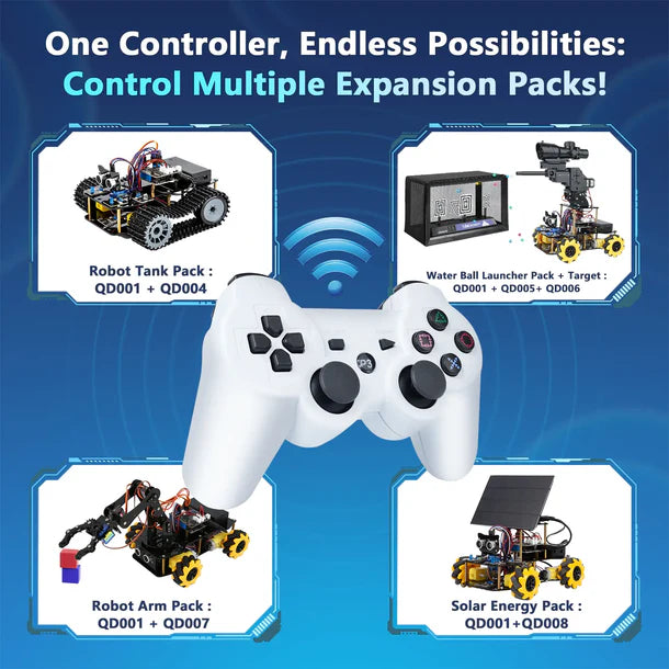 Wireless Controller for Robot Car kit – Bluetooth Controller Expansion Pack