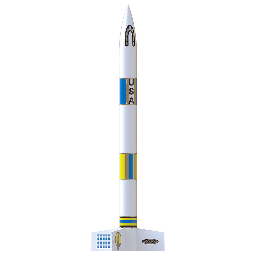 Estes Generic E2X STEM Rocket Kit – Beginner Customizable Model Rocket (Up to 1325 ft)