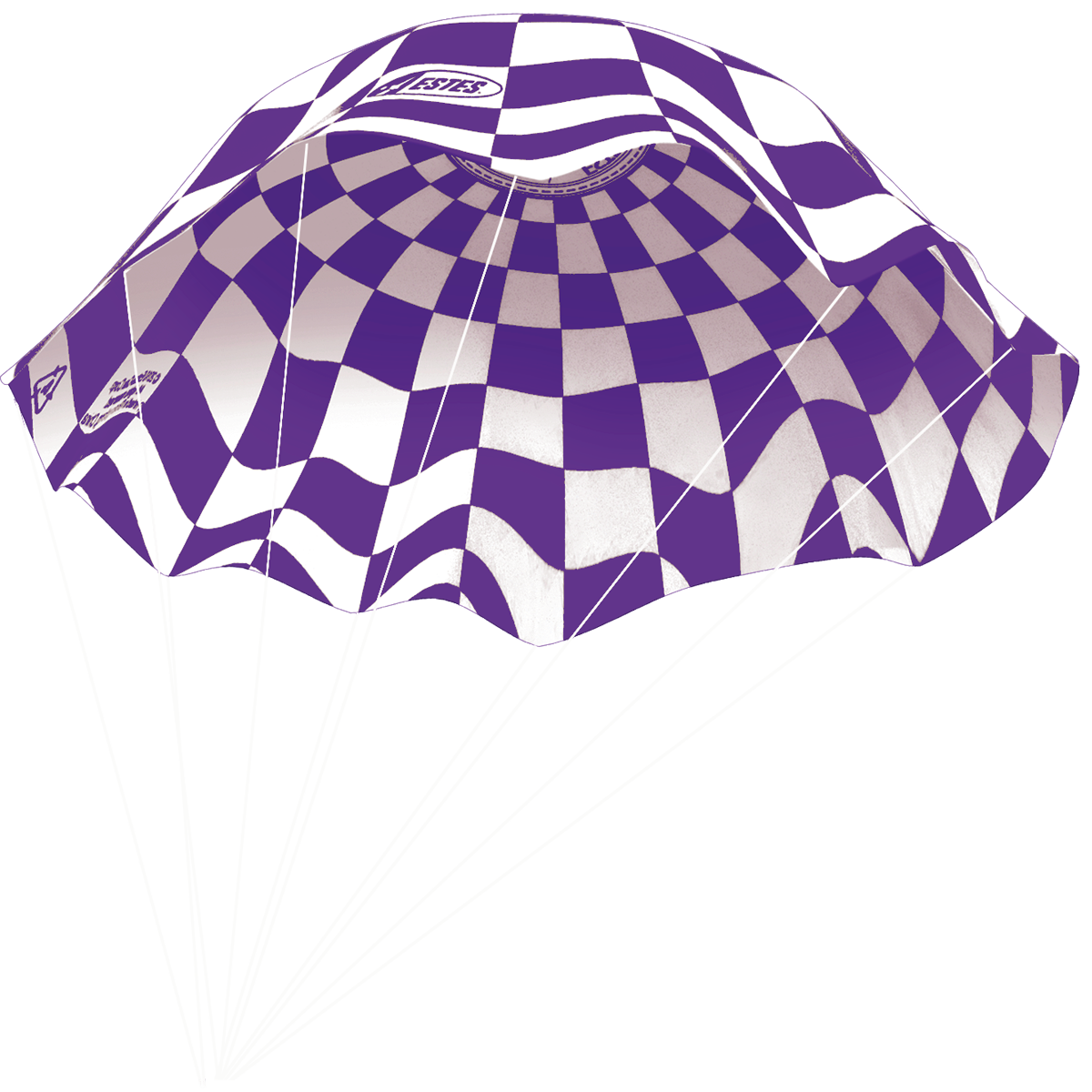Estes 15" Printed Parachute – Replacement Rocket Recovery System (Preassembled)